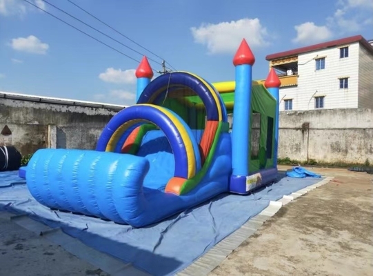 Castelo Bouncy Jumper Park da corrediça combinado inflável de Plato 1000D