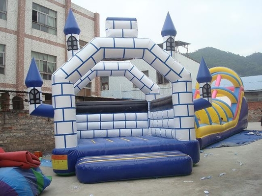castelo de salto inflável combinado do leão-de-chácara comercial do PVC de 0.55mm para crianças