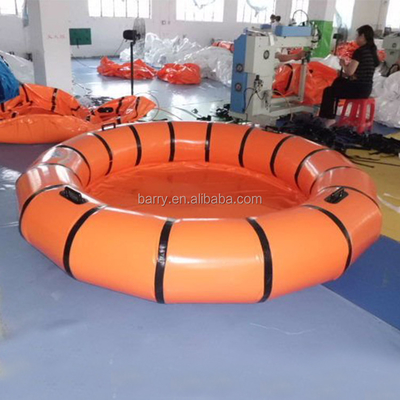 A laranja portátil feita sob encomenda da associação de água caçoa a piscina inflável