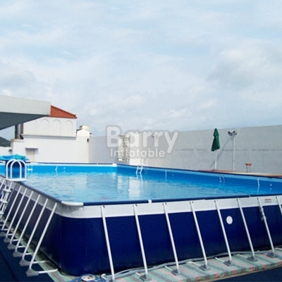 Projeto grande retangular acima da altura portátil à terra da piscina 1.5m