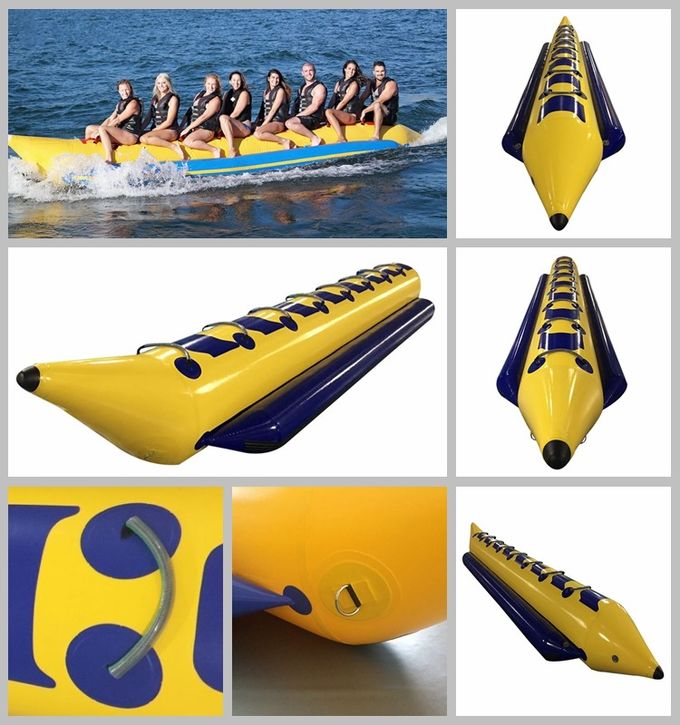 Barco de banana inflável