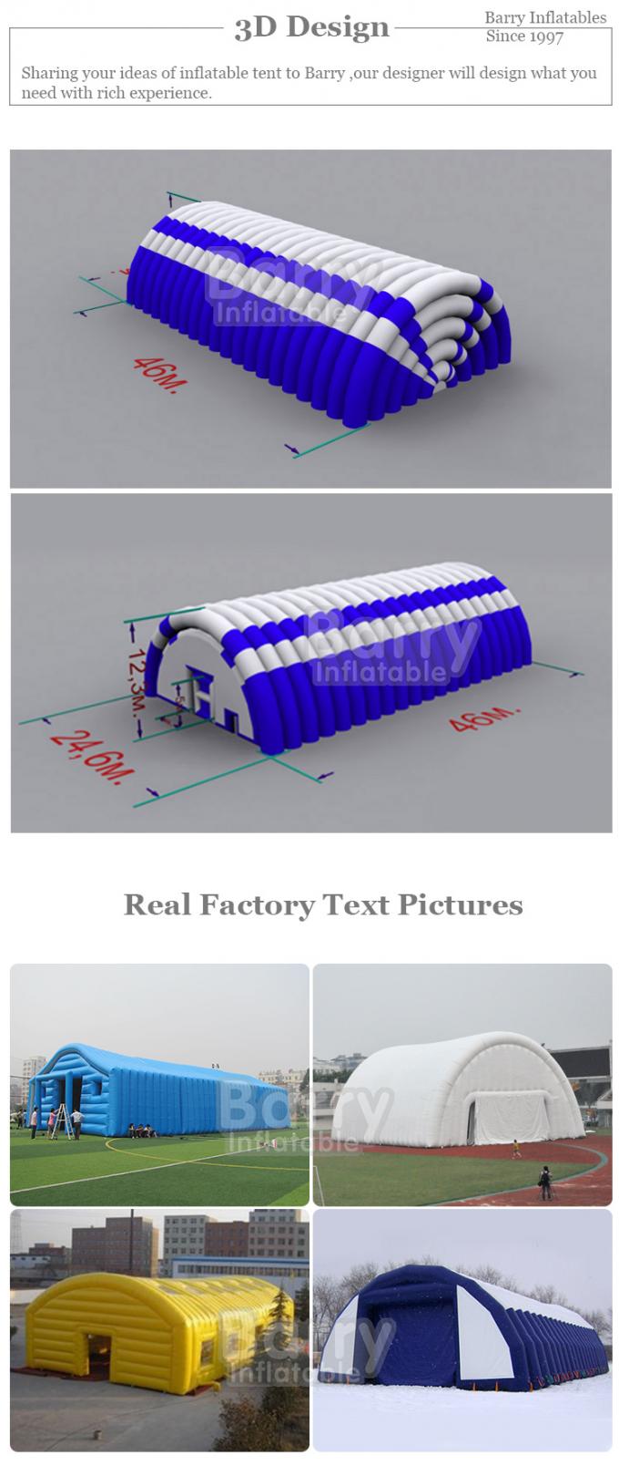 Barraca inflável da tampa exterior da fase do evento impermeável 2