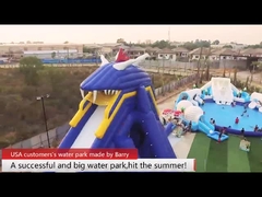 Parque aquático gigante inflável à venda