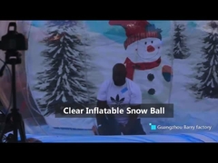 China Fábrica Decoração de jardim de Natal ao ar livre Globo de Neve Inflável Gigante