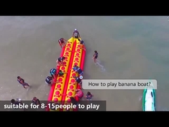 China Air Soldado 2-10 Pessoas Banana Boat inflável jogos de água