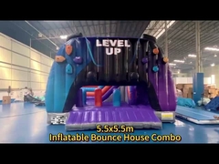 Customize Size Wholesale Level Up Inflatable Bouncer Combo Bouncy Castle Para Crianças