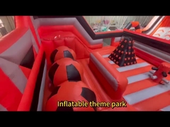 Commercial Children Indoor Playground Set Parque temático inflável com jogo esportivo