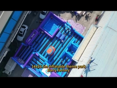 Parque de Jogos Comercial de Área Livre Bounce House Parque temático inflável para adultos Crianças