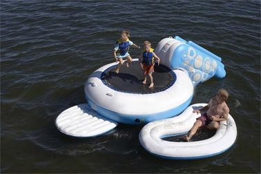 A água inflável de salto do trampolim da água brinca o PVC impermeável