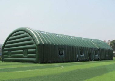 Encerado não lacrado do PVC do esporte da barraca inflável exterior impermeável verde gigante