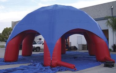 Barraca inflável personalizada de Inflatble da abóbada da barraca da aranha 10m com 6 pés