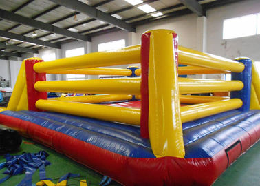 Anel de encaixotamento inflável das crianças infláveis super dos jogos do esporte com o terno para o divertimento