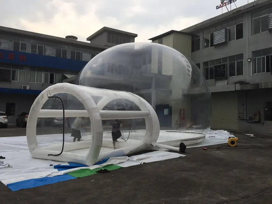 Barraca inflável da bolha de ar da abóbada de encerado do Pvc para o hotel exterior