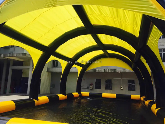 Barraca inflável da tampa da associação do Pvc do verão 0.6mm para as crianças que nadam a barraca de abrigo