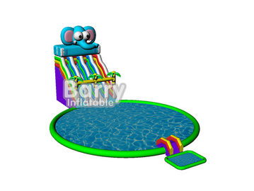 O verão caçoa os jogos do parque do jogo, parque inflável da água do elefante com CE, EN14960
