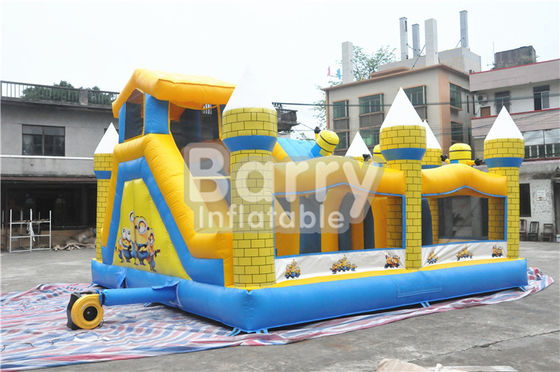 Castelo Bouncy inflável dos sequazes exteriores das crianças com o encerado do PVC da corrediça 0.55MM