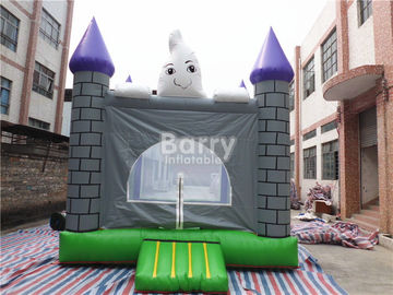 Castelos de salto infláveis resistentes do PVC Dia das Bruxas da chama 0.55mm para o festival