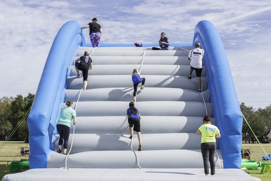Pvc Tarpaulin comercial Insane 5km inflável correr com sopro de ar para eventos comerciais