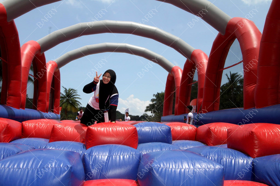 Commercial Singapore Case Grande Evento Inflável 5km Gigante Inflável Curso de Obstáculos Bouncy Castle 5k Atividades
