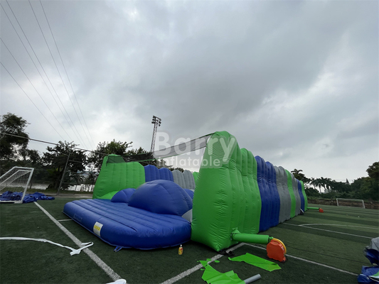 Carnaval ao ar livre Curso de obstáculos gigantes Salto em torno de 5k Castelo Bouncy Correr para uso comercial