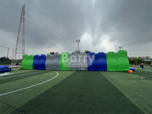 Carnaval ao ar livre Curso de obstáculos gigantes Salto em torno de 5k Castelo Bouncy Correr para uso comercial