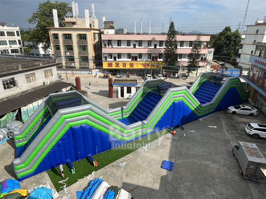 PVC personalizável 41x5.5x6m The Humps Inflatable 5k Eventos Jogo competitivo para adultos