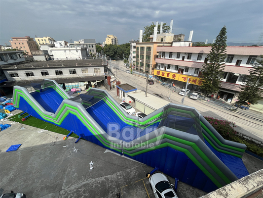 PVC personalizável 41x5.5x6m The Humps Inflatable 5k Eventos Jogo competitivo para adultos