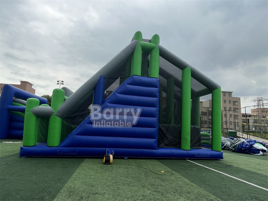 Jogo Desportivo Jato Louco Travesseiro Jump Tower Caída Livre Saco Aéreo Jump Inflavel Com Plataforma Para Obstáculo 5K Inflavel
