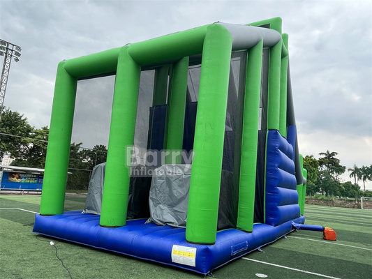 Jogo Desportivo Jato Louco Travesseiro Jump Tower Caída Livre Saco Aéreo Jump Inflavel Com Plataforma Para Obstáculo 5K Inflavel