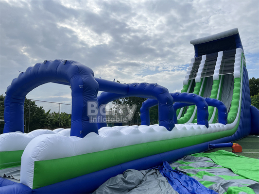 Commercial Grade Custom Made 30x9x13m Wave Gigante Inflatable Water Slide Para Crianças Adultos Quente Em 5km Inflatable Run