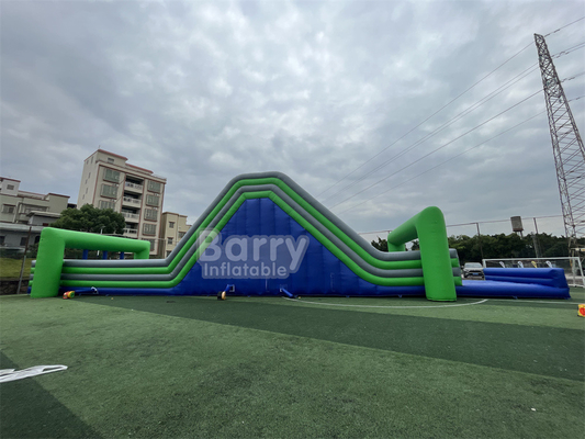 Crianças Adultos Obstáculos Curso Esportes Jogos Temáticos Insano 5k Destino Inflável Divertida Linha de chegada 33m Giant Water Slide