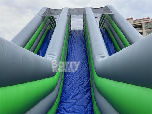 Crianças Adultos Obstáculos Curso Esportes Jogos Temáticos Insano 5k Destino Inflável Divertida Linha de chegada 33m Giant Water Slide