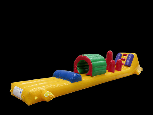 Single Lane 8m Junior Challenge Pool Float Inflatable Aqua Run Para piscina Correndo