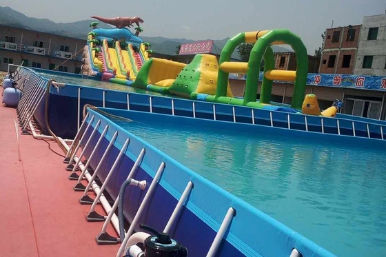 Logotipo Criativo Personalizado Impresso Parque Aquático Curso de Obstáculos Flutuantes Flutuantes Brinquedos Aquáticos Para Piscina de Quadro Metálico