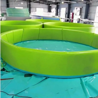 Commercial personalizado Outdoor Portátil Drop Stitch Pool DWF Crianças Adultos Resistente Inflável piscina de água