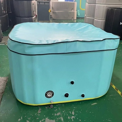 Piscina portátil de costura DWF acima do solo Piscina infantil Piscina com tampa e bomba elétrica