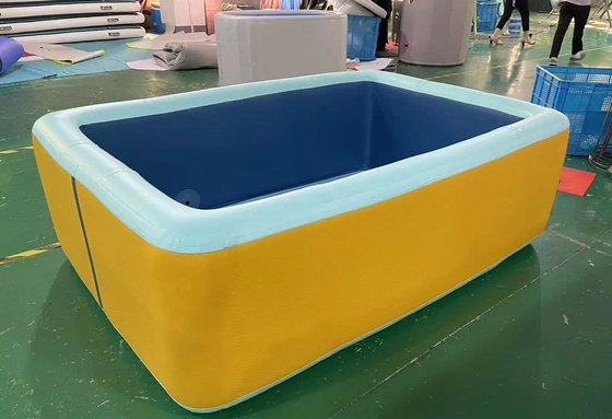 Rectangular personalizável piscina inflável Drop Stitch Tecido dobrável Dwf Outdoor Drop Stitch Pool