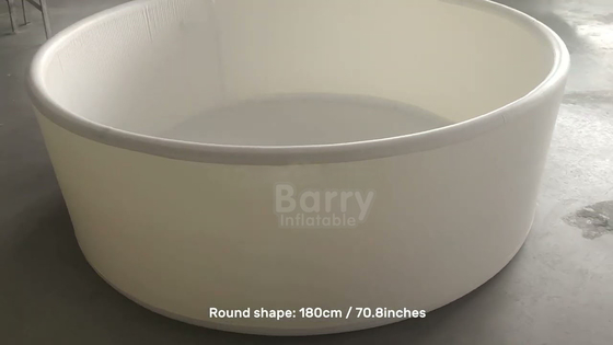 Piscina portátil dobrável de tamanho grande Pvc de ponta a ponta inflável acima do solo