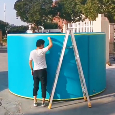 Piscina inflável dobrável fácil limpa com ponto de queda piscinas infláveis DWF Piscina familiar