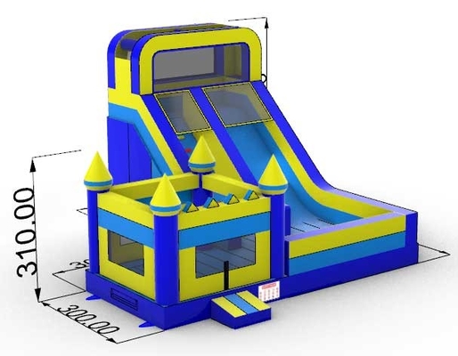Casa de salto comercial com deslizamento Casa de combo Quintal infantil Festa de salto inflável