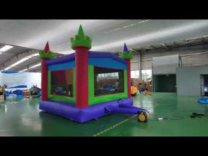 Logotipo personalizado Impresso Castelo Casa de salto comercial Adultos Crianças Salto