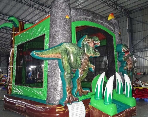 Casa de salto de dinossauro para crianças