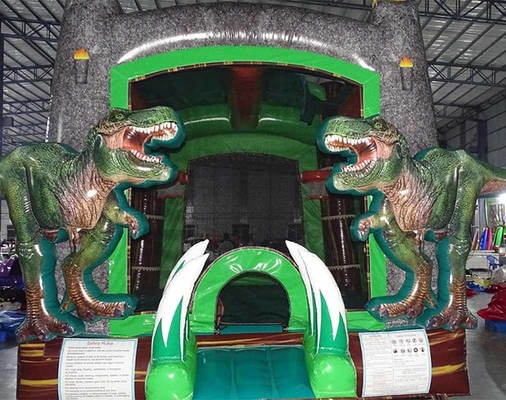 Casa de salto de dinossauro para crianças
