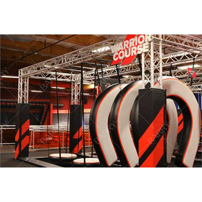 Exercício Parkour Equipamento de ginásio Curso de guerreiro Ferradura de cavalo Parque de pista de ar inflável Parkour