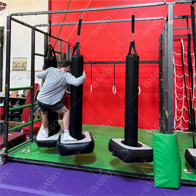 Cursos de Parkour de Trampolim Inflável G2N Air Piston Airbox Parking Airblocks para Treinamento