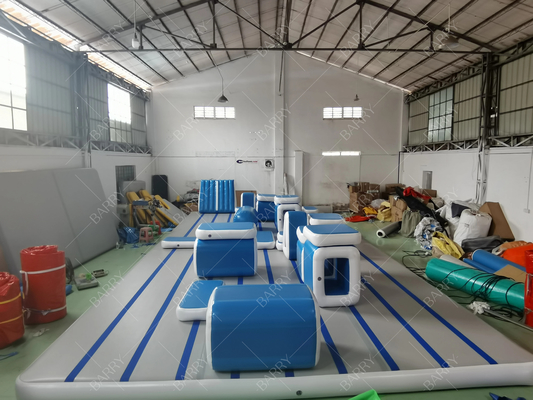 Airtrack inflável Tapete de ginástica para ginástica Ninja Warrior Curso de obstáculos Parkour Air Track