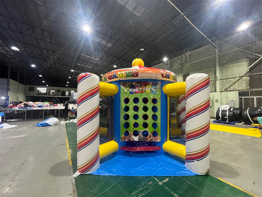Commercial Grade Clown 5 em 1 Carnaval Game For Kids Outdoor Indoor Inflatable Sport Game