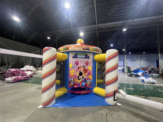 Commercial Grade Clown 5 em 1 Carnaval Game For Kids Outdoor Indoor Inflatable Sport Game