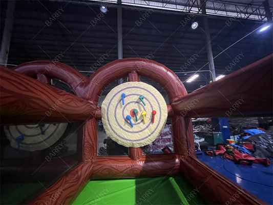 Jogo Interativo de Carnaval Lançamento de Machado de Faixa Dupla Lançamento de Machado Inflável Lançamento de Machado para Festa de Eventos