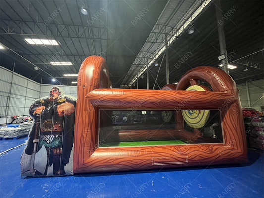 Jogo Interativo de Carnaval Lançamento de Machado de Faixa Dupla Lançamento de Machado Inflável Lançamento de Machado para Festa de Eventos